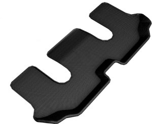 Volkswagen Atlas Floor Mat - Third Row - 3D MAXpider - KAGU Series - Black - `18-`19 Volkswagen Atlas Floor Mat - Third Row - 3D MAXpider - KAGU Series - Black - `18-`19